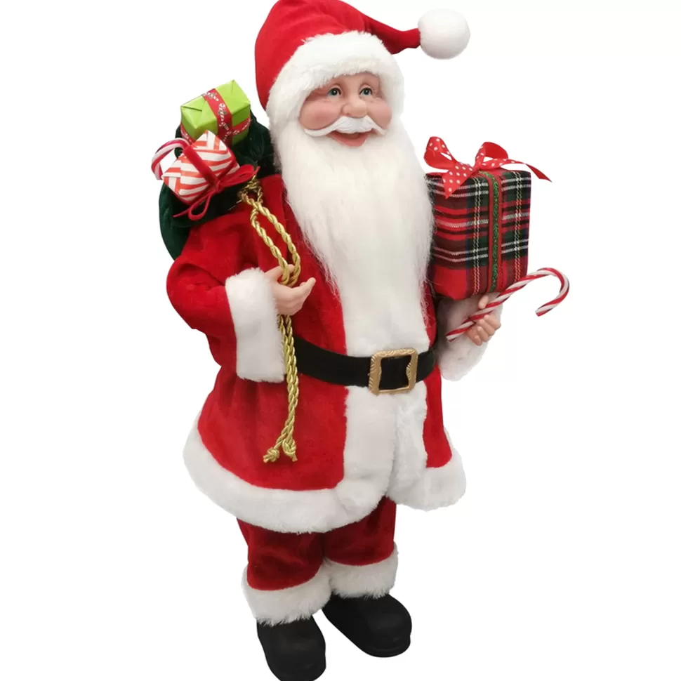 Christmas Forever SANTA STANDING 18″ RED/ WHITE W/GIFT BOX