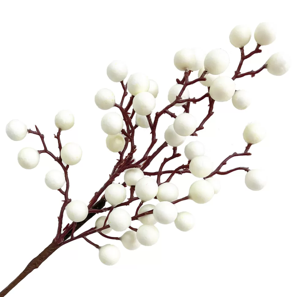 Christmas Forever SPRAY BERRY 16″ MATT WHITE
