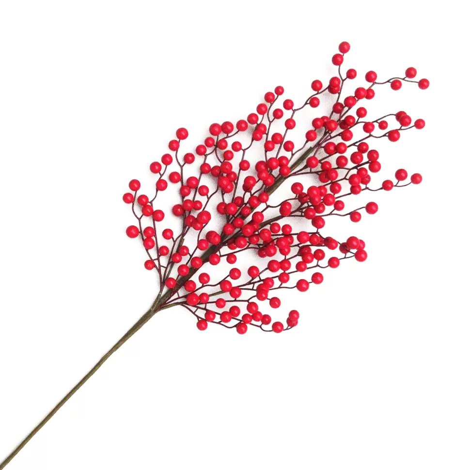 Christmas Forever SPRAY BERRY 16″ RED
