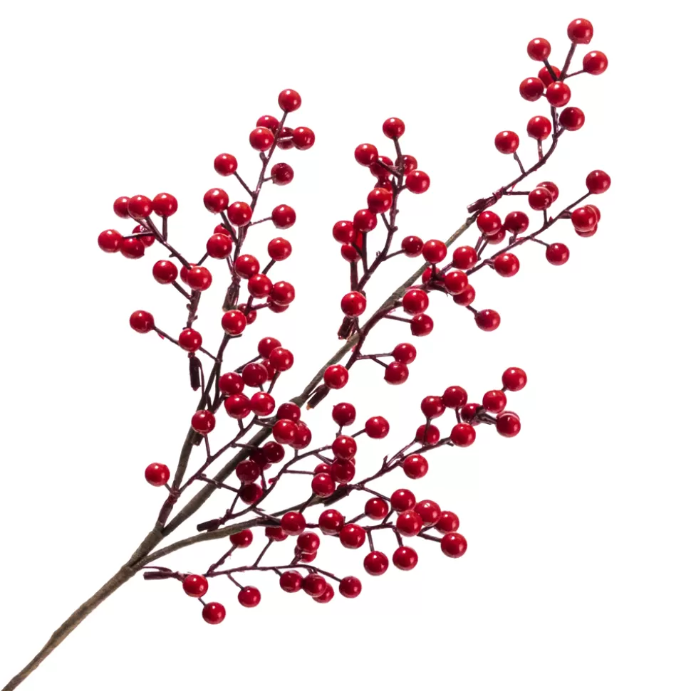 Christmas Forever SPRAY BERRY 18″ RED COUNTRY BERRY