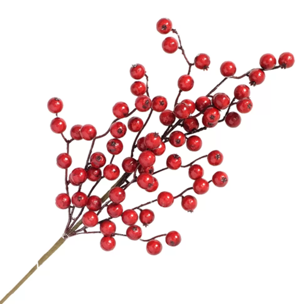 Christmas Forever SPRAY BERRY 20″ RED LARGE BERRY