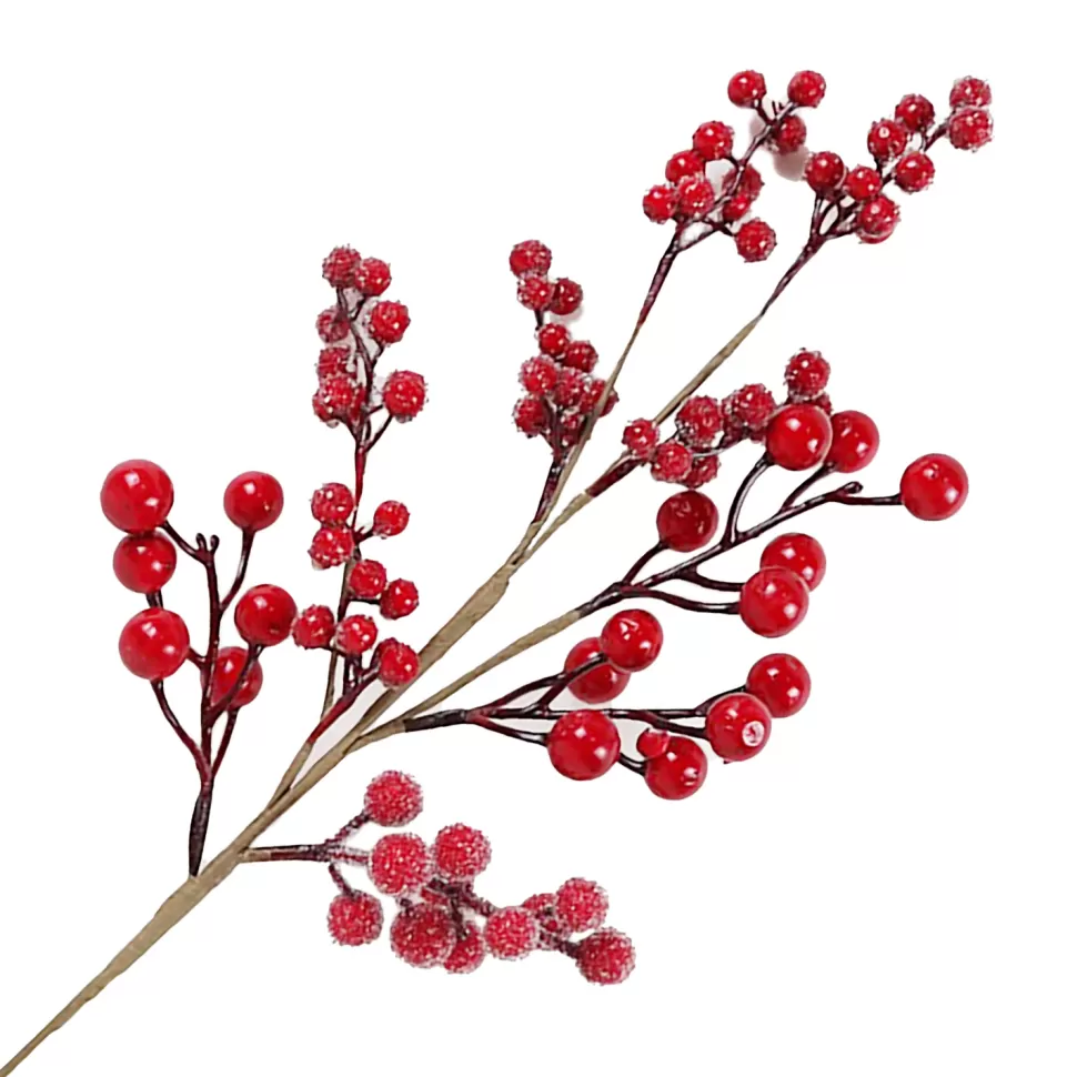 Christmas Forever SPRAY BERRY 20″ RED MIXED BERRIES