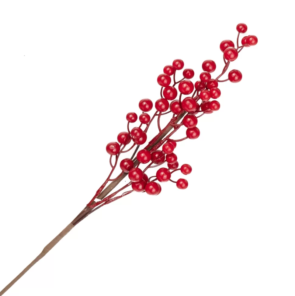 Christmas Forever SPRAY BERRY 21.5″ RED