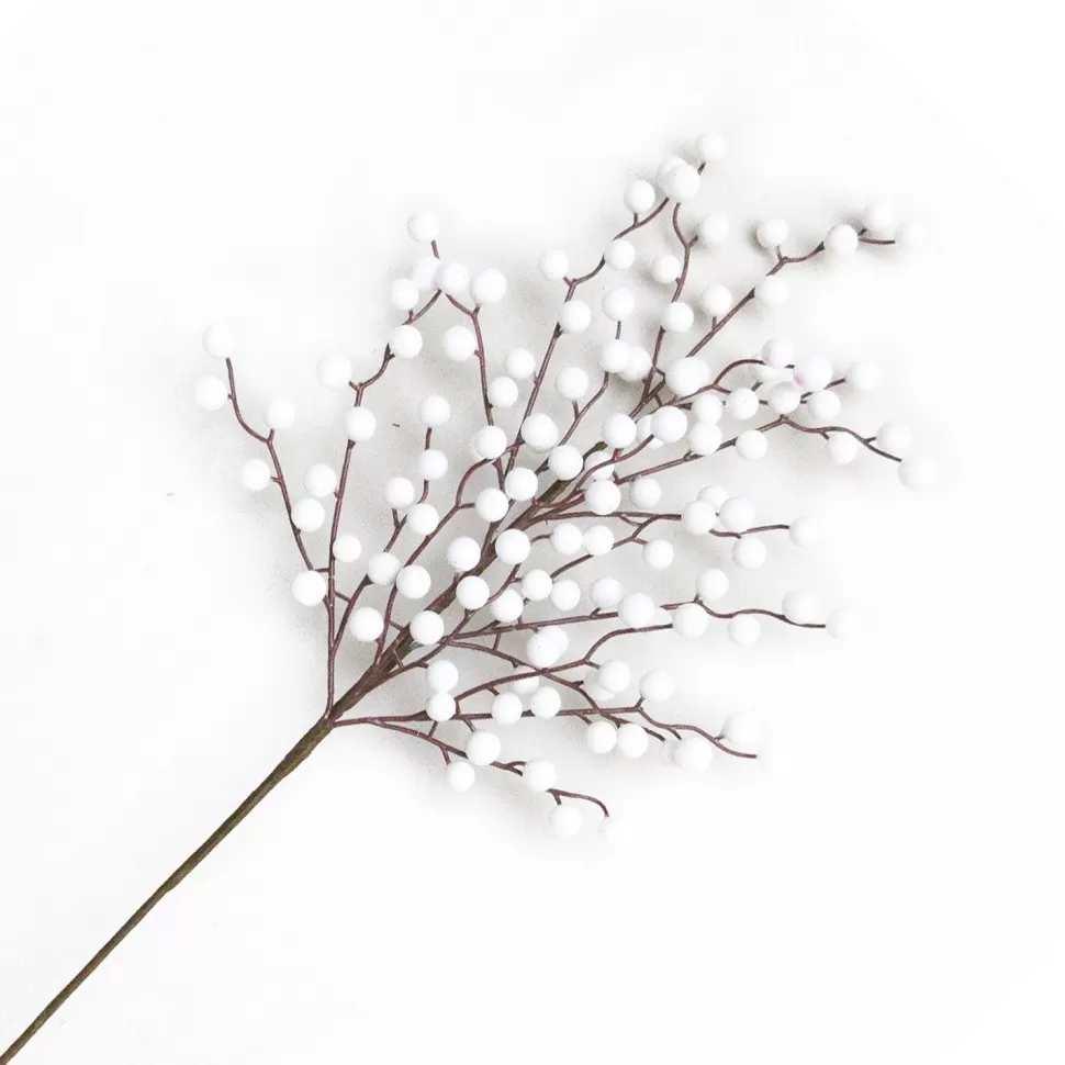 Christmas Forever SPRAY BERRY 24″ WHITE