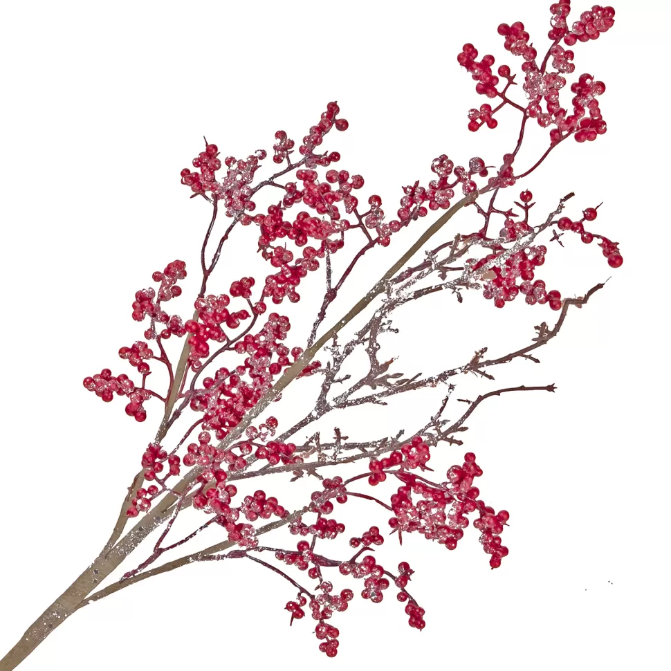 Christmas Forever SPRAY BERRY 28″ RED W/ICE FROSTING