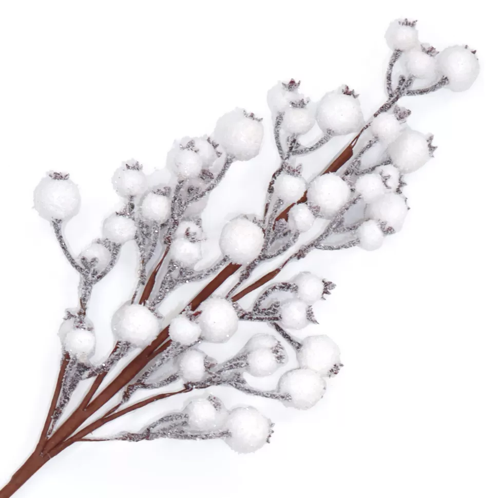 Christmas Forever SPRAY BERRY 28″ WHITE FROSTED