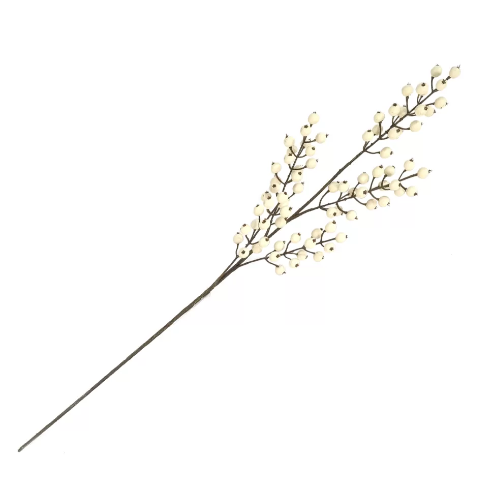 Christmas Forever SPRAY BERRY 30″ CREAM BERRY