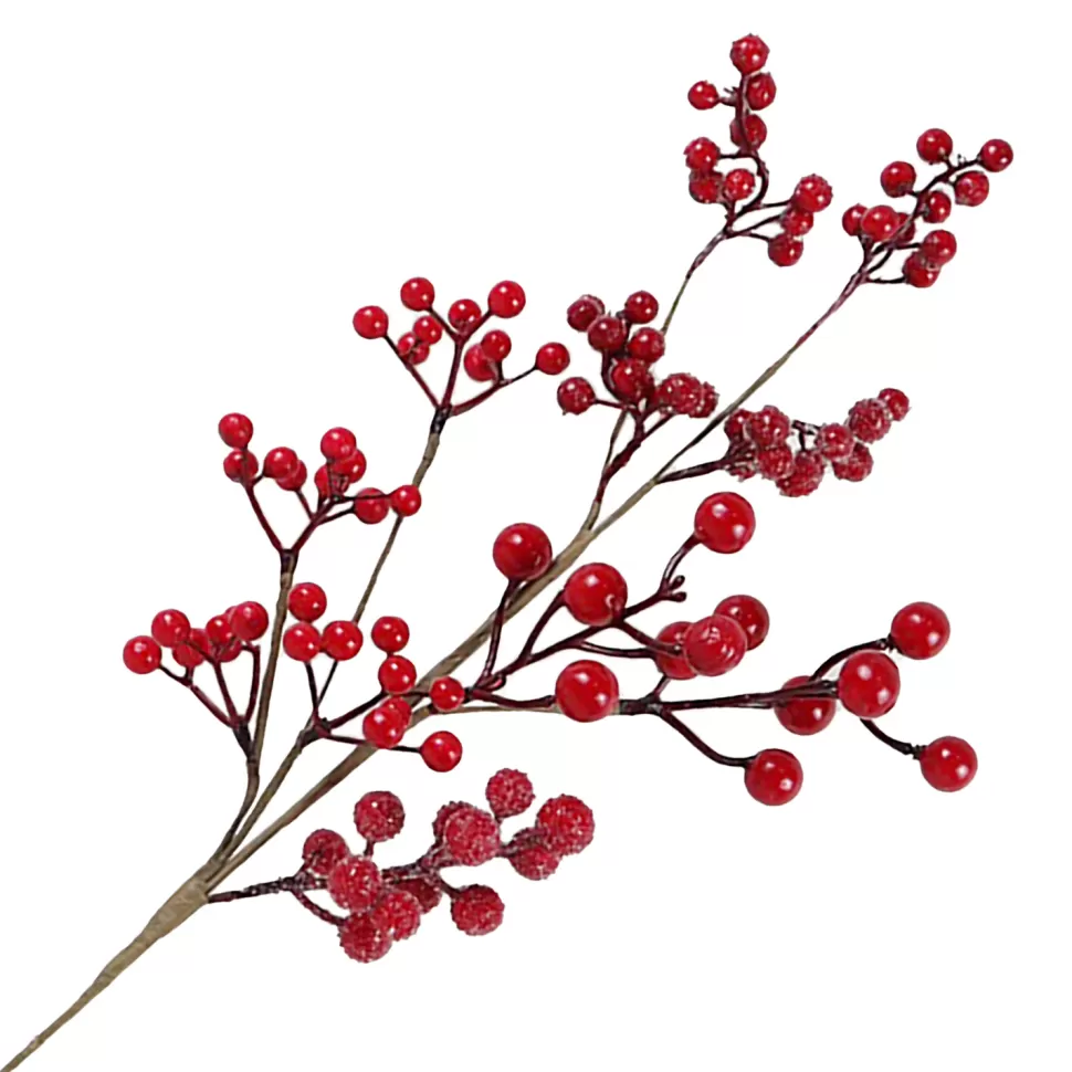 Christmas Forever SPRAY BERRYS 24″ RED MIXED BERRIES