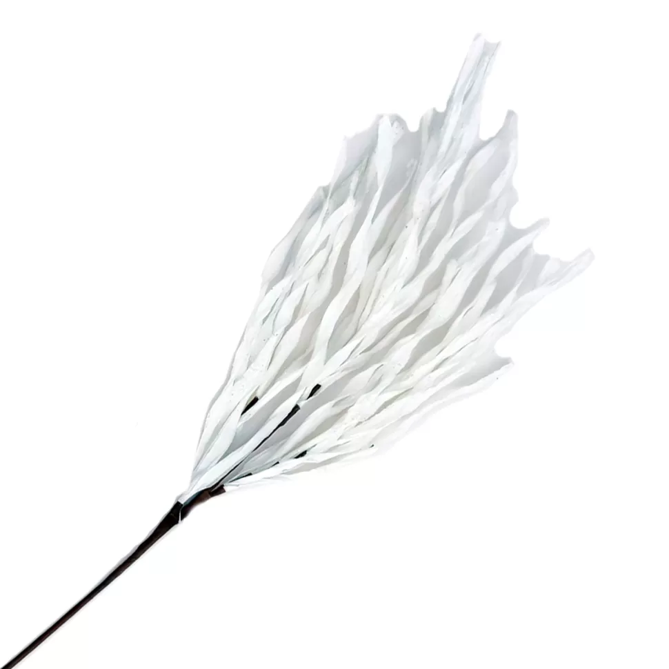Christmas Forever SPRAY FAUX GRASS 31.5″ WHITE