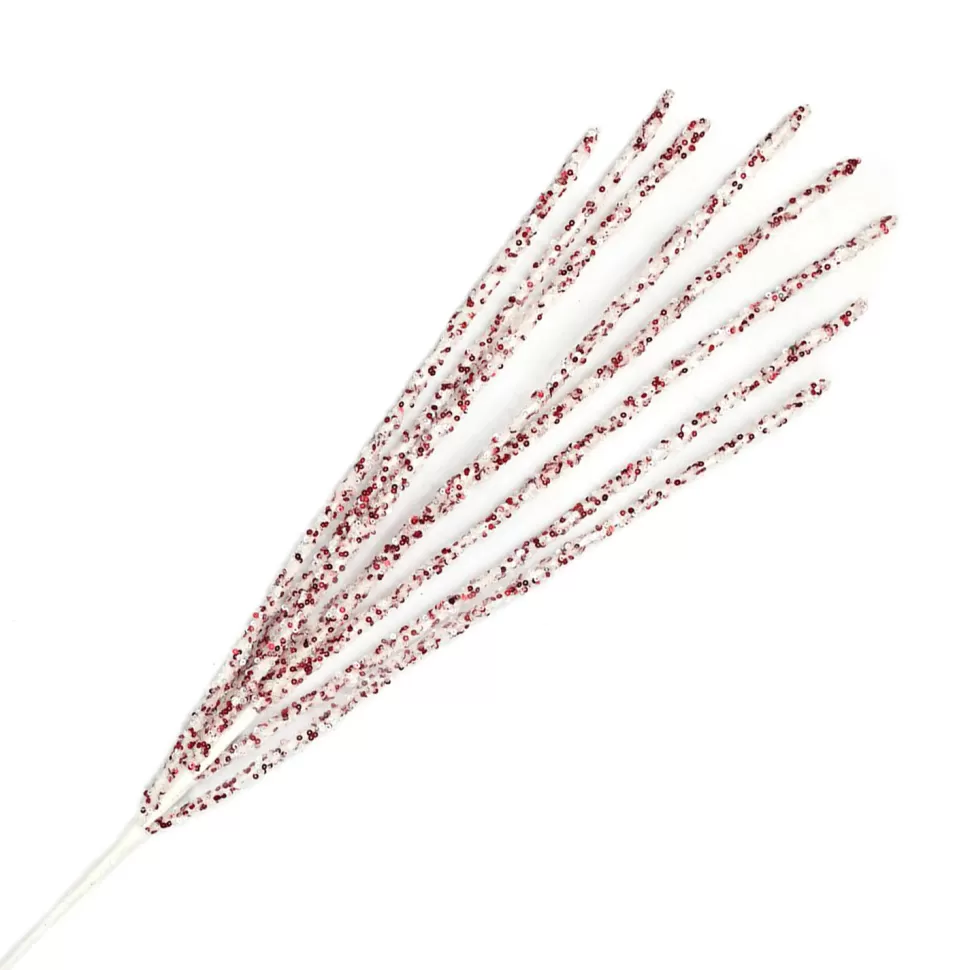 Christmas Forever SPRAY FIREWORK 18″ SILVER GLITTER/ TINSEL FI