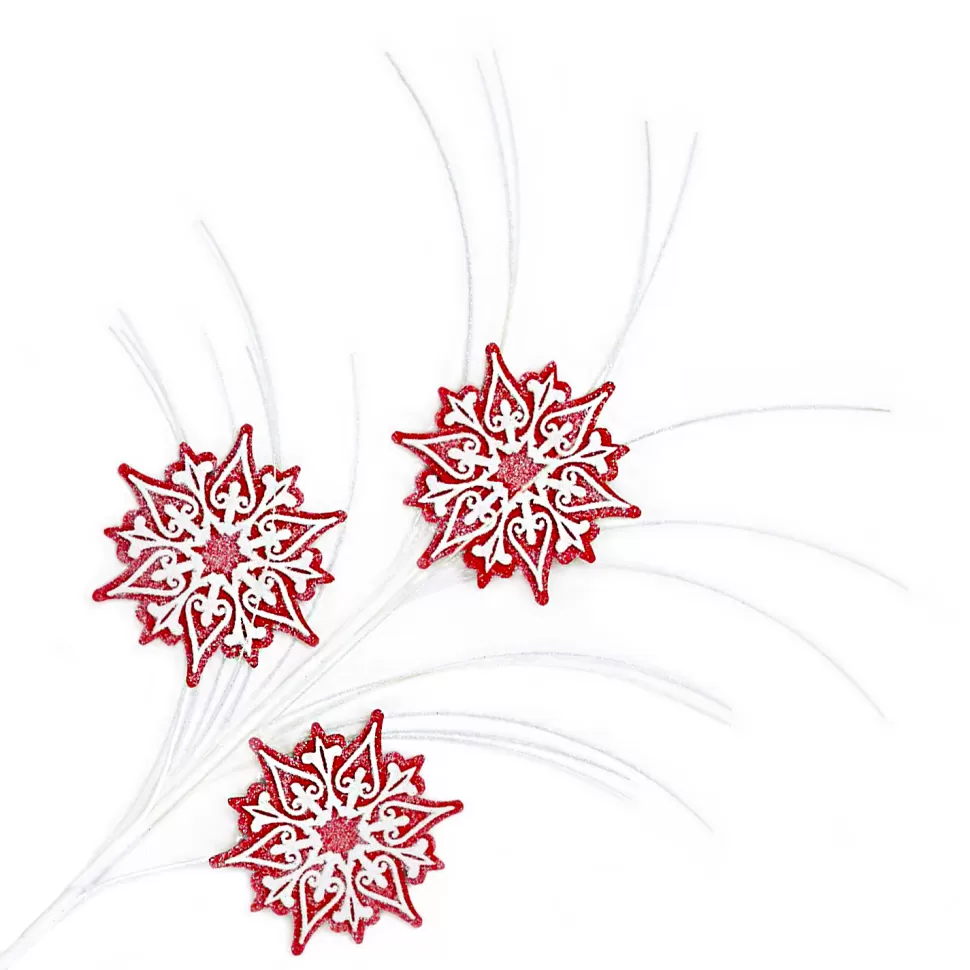 Christmas Forever SPRAY FIREWORK 18″RED GLITTER/ TINSEL