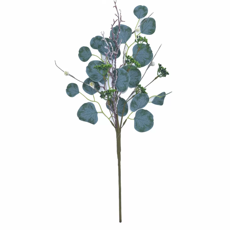 Christmas Forever SPRAY GRN LEAVES 24″ EUCALYPTUS W/ TWIGS