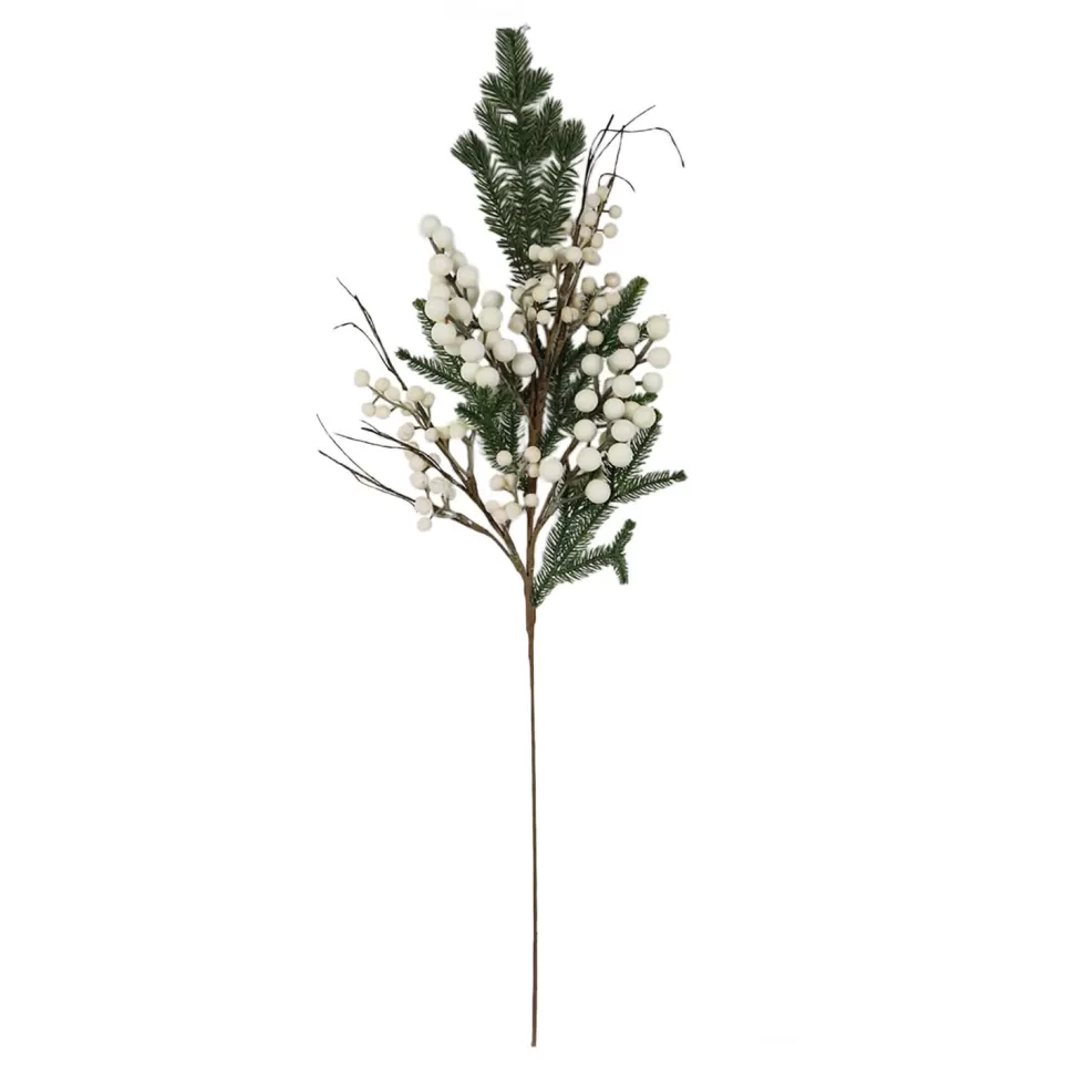 Christmas Forever SPRAY GRN PINE 30″ WHITE BERRY W/ MIXED PINE