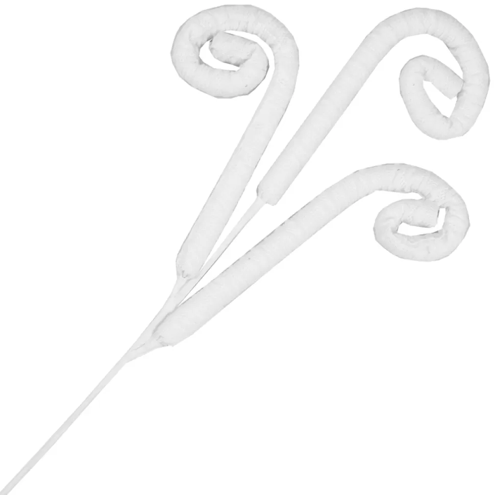 Christmas Forever SPRAY KNITTED CURL 34″ X 3 WHITE