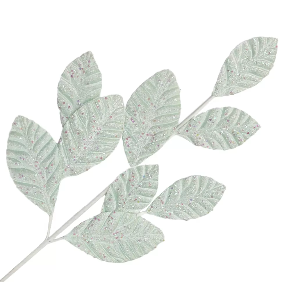 Christmas Forever SPRAY PODS- POLLEN 28″ SLATE GREEN GLITTER