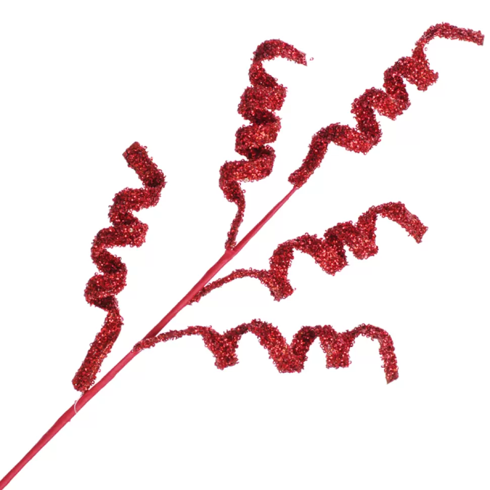 Christmas Forever SPRAY SWIRL 28″x5 RED GLITTER