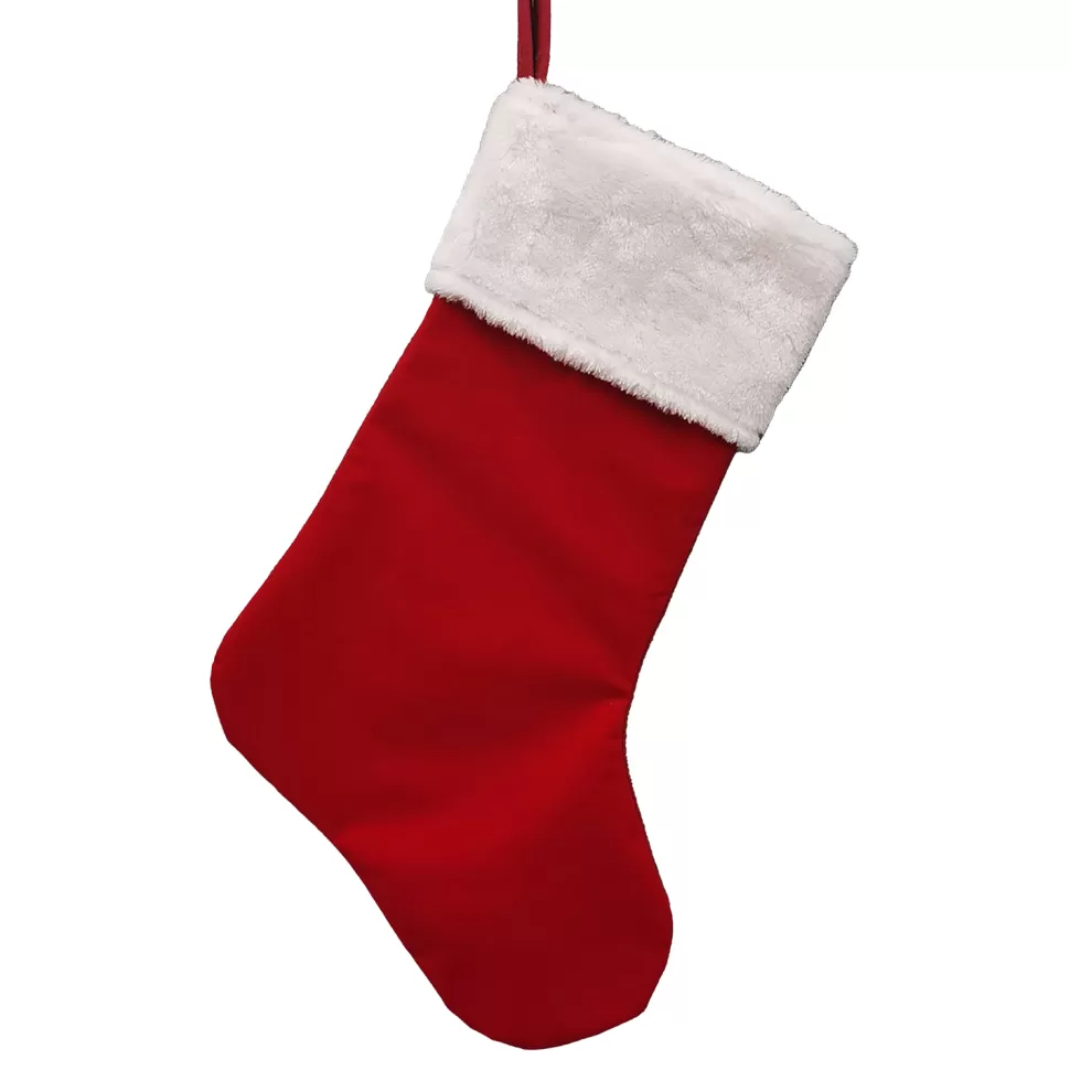 Christmas Forever STOCKING 20″ RED/WHITE