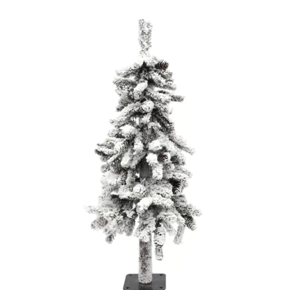 Christmas Forever TREE MANNING ALPINE 3′ 191T HEAVY FLOCKING W/ PINE CONES