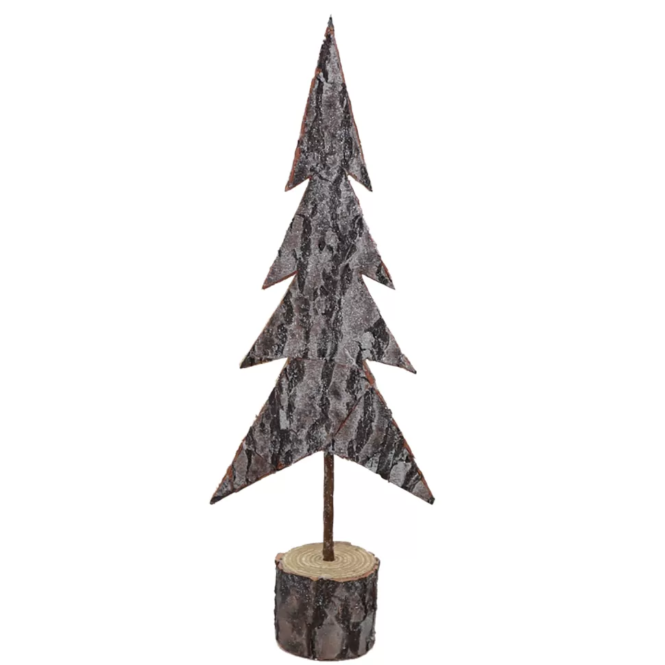 Christmas Forever TREE WOOD LOOK 12″ NATURAL FROSTED