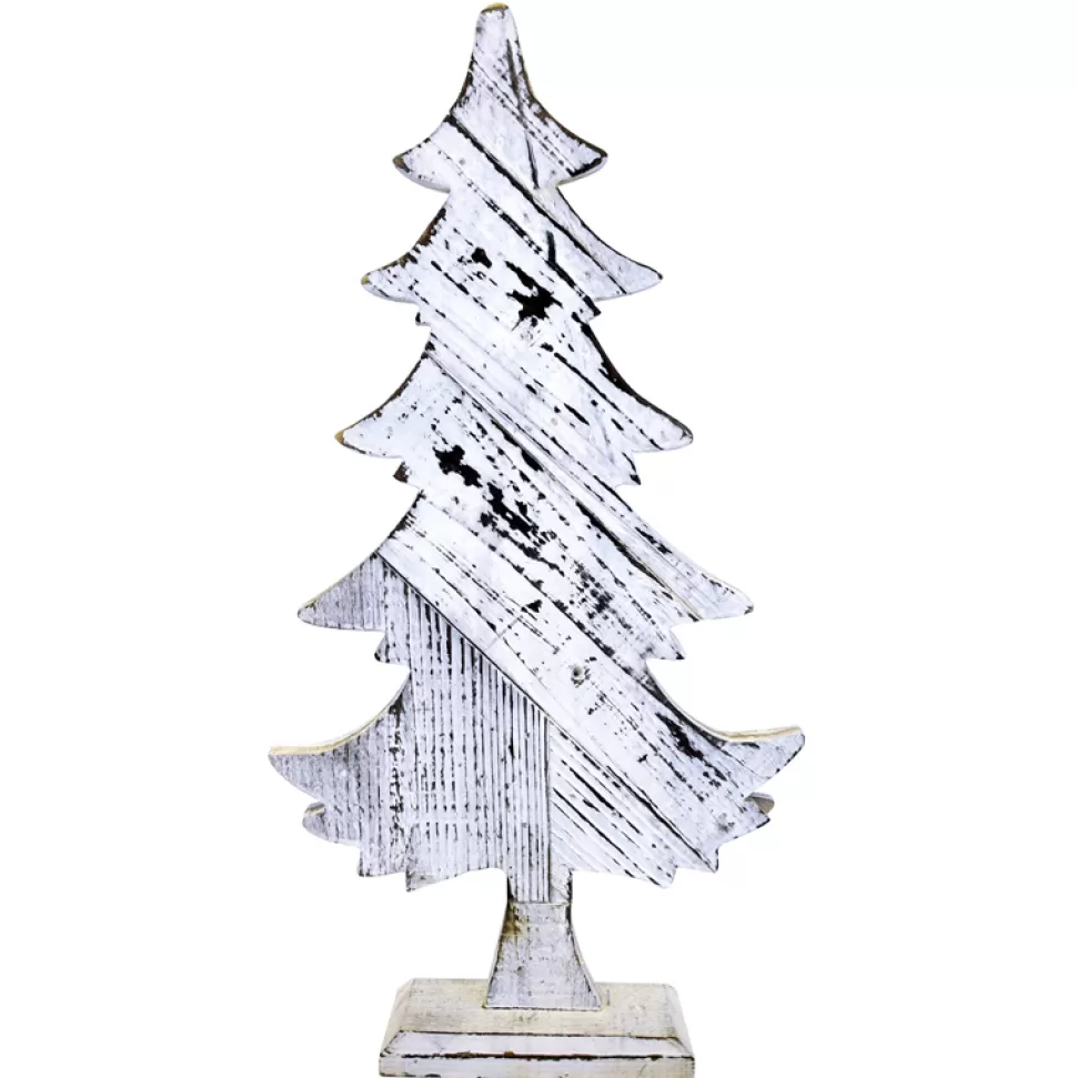 Christmas Forever WOODEN TREE BIRCH LOOK 21″